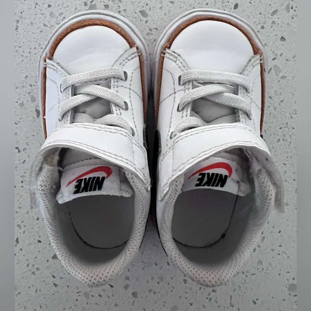 Baby Nike Court Legacy Easy On Sneakers - Size 5C - Picture 3 of 4